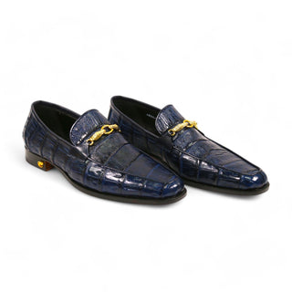 Mauri 4800/5 Men's Shoes Exotic Crocodile Horsebit Loafers (MA5652)-AmbrogioShoes