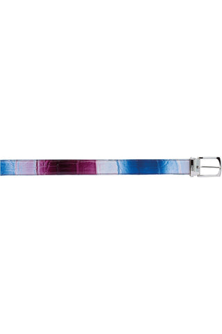 Mauri 4851 0100/35 Men's Exotic Alligator Skin Belt (MAB1049)