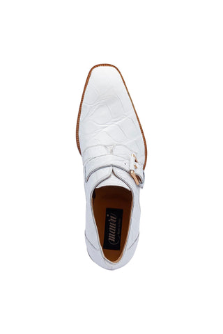 Mauri 4853 Deacon Alligator Single Monk Strap