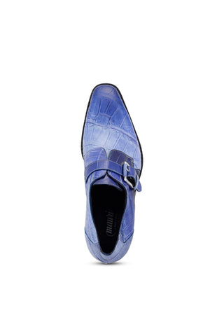 Mauri 4853 Deacon Alligator Single Monk Strap