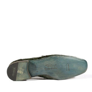 Mauri 4885 Flanks Exotic Crocodile Skin Horse-Bit Loafers (MAO1028)-AmbrogioShoes