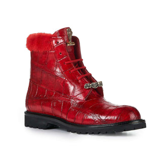 Mauri 4902 Exotic Alligator & Crocodile Skin Boots (MA5013)(Special Order)-AmbrogioShoes