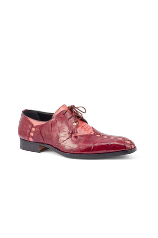 Mauri 4942 Bumby Crocodile & Ostrich Derby-AmbrogioShoes