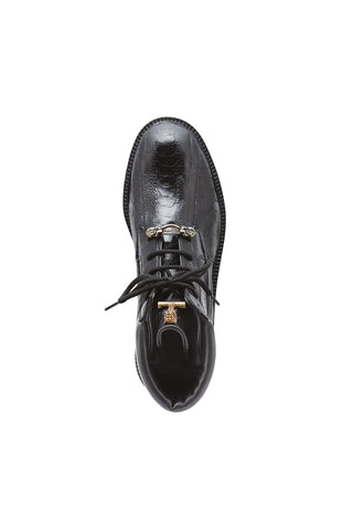 Mauri 4949 Hawk Exotic Ostrich Skin Boots (MA5273)(Made to Order)-AmbrogioShoes