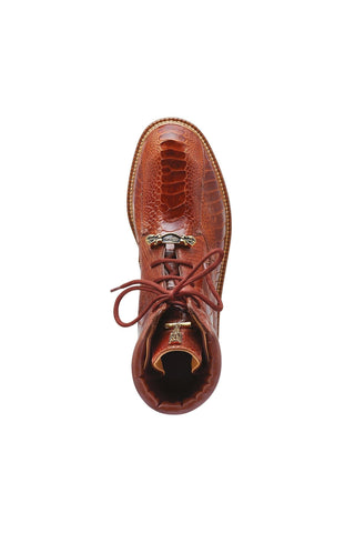 Mauri 4949 Hawk Ostrich Skin Boots (MA5273)