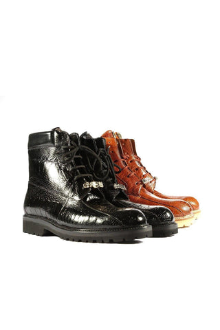 Mauri 4949 Hawk Ostrich Skin Boots (MA5273)