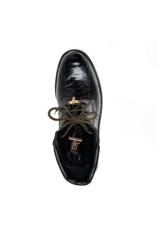 Mauri 4949/4 Hawk Ostrich Skin / Velvet / Leather Boot (MA5688)