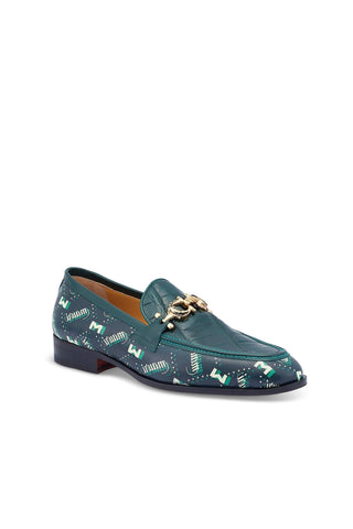 Mauri 4954/1 Wealth Alligator Skin / Leather Horse-Bit Loafers (MA5452)