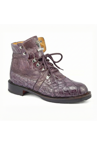 Mauri 4963 Pathfinder Alligator & Ostrich Boots-AmbrogioShoes
