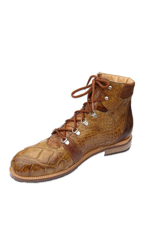 Mauri 4963 Pathfinder Alligator & Ostrich Boots-AmbrogioShoes