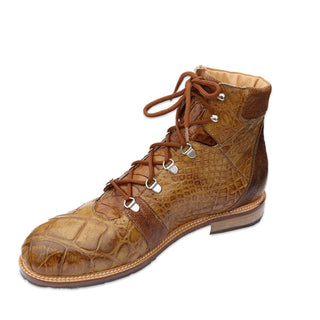 Mauri 4963 Pathfinder Exotic Alligator & Ostrich Skin Boots (MA5274)(Made to Order)-AmbrogioShoes