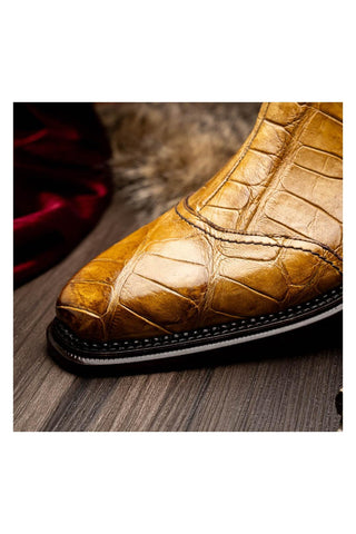 Mauri 4964/1 Alligator Chelsea Boot