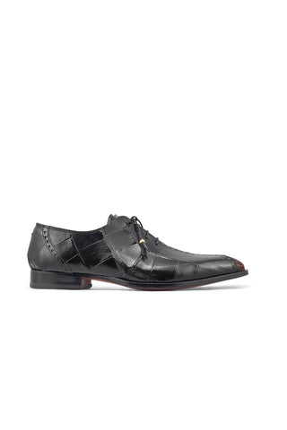 Mauri 4975/2 Two Face Alligator & Matahari Fabric Oxford