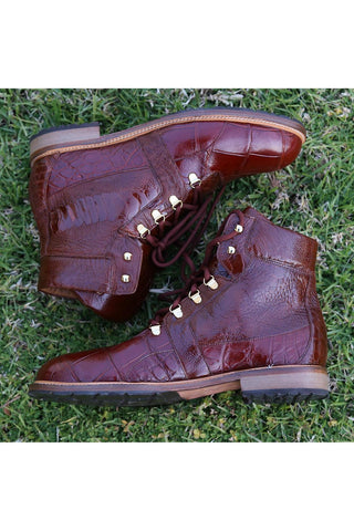 Mauri 4986 Tracker Alligator / Ostrich Leg Boots (MA5380)