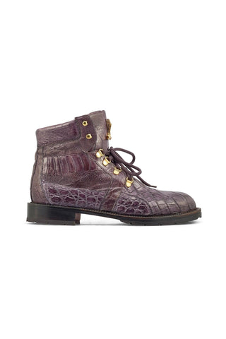 Mauri 4986 Tracker Exotic Alligator / Ostrich Leg Boots (MA5380)-AmbrogioShoes