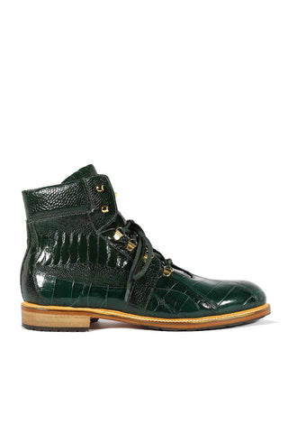Mauri 4986 Tracker Exotic Alligator / Ostrich Leg Boots (MA5380)-AmbrogioShoes