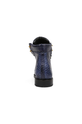 Mauri 4986 Tracker Exotic Alligator / Ostrich Leg Boots (MA5380)(Made to Order)-AmbrogioShoes