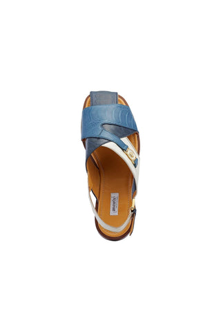 Mauri 5076 Romano Ostrich & Lizard Sandal