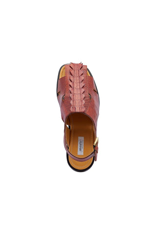 Mauri 5133 Mayhem Gold Hornback / Ostrich Leg Eyes Sandals (MA5437)