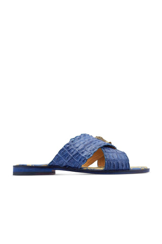 Mauri 5134 Coral Men's Shoe Exotic Hornback Slip-On Sandals (MA5439)-AmbrogioShoes