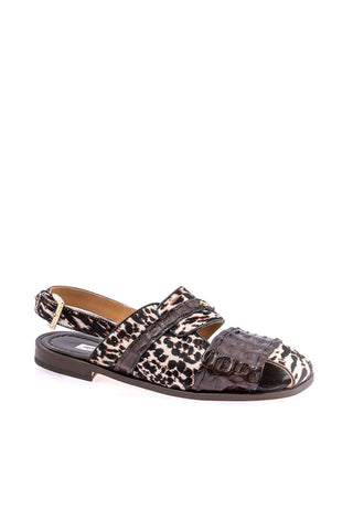 Mauri 5171 Bali Hornback & Pony Hair Sandal
