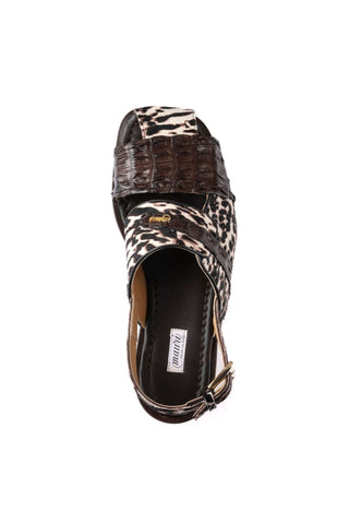 Mauri 5171 Bali Hornback & Pony Hair Sandal