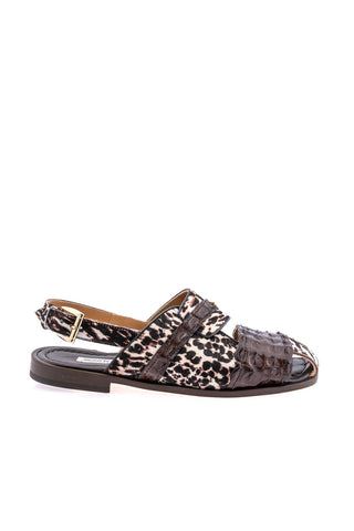 Mauri 5171 Hornback & Pony Hair Sandal - Special Order-AmbrogioShoes