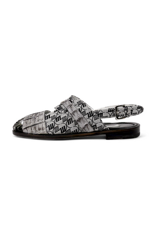 Mauri 5171/1 Hornback & Fabric Slip-On Sandal
