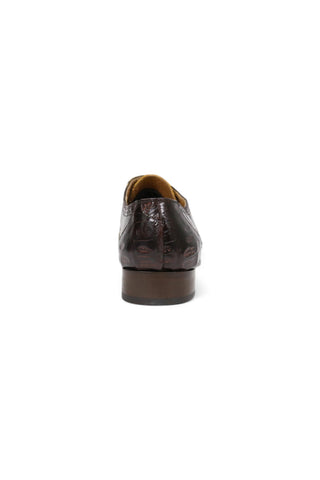 Mauri 53124 Alligator Skin / Fabric Glitter / Crocodile Skin Oxfords (MA4654)