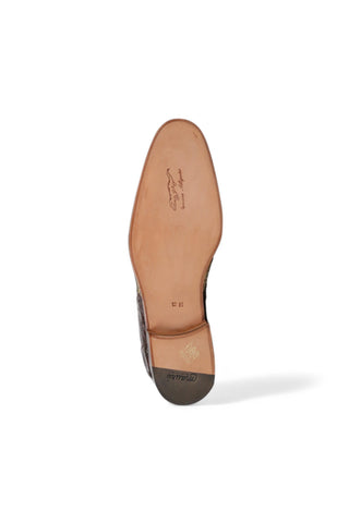 Mauri 53124 Alligator Skin / Fabric Glitter / Crocodile Skin Oxfords (MA4654)