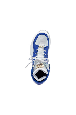 Mauri 8401 Flash Crocodile Skin / Ostrich Leg / Patent High-Top Sneakers (MA5456)