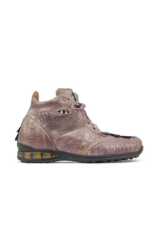 Mauri 8405/1 Venom Exotic Hornback Tail & Ostrich Leg Eyes Sneakers (MA5390)(Made to Order)-AmbrogioShoes