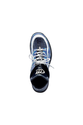 Mauri 8409 Hype Crocodile / Patent High-Top Sneakers