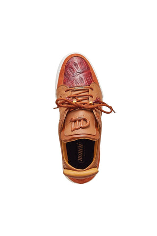 Mauri 8412 Boss Crocodile, Suede & Patent Sneakers