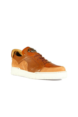 Mauri 8412 Boss Exotic Crocodile / Suede / Patent Leather Casual Sneakers (MA5334)-AmbrogioShoes