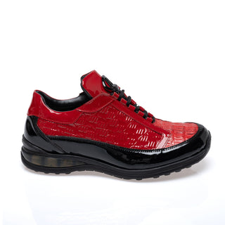Mauri 8415/4 Beats Exotic Hornback & Embossed Patent Leather Sneaker (MA5682)-AmbrogioShoes