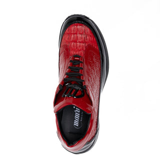 Mauri 8415/4 Beats Exotic Hornback & Embossed Patent Leather Sneaker (MA5682)-AmbrogioShoes