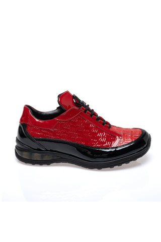 Mauri 8415/4 Beats Hornback & Embossed Patent Sneaker (MA5682)