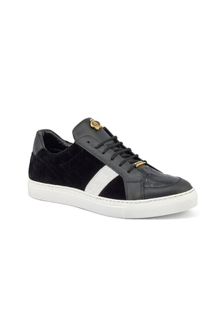 Mauri 8418 Freeze Crocodile Skin / Nappa / Velvet Embossed Casual Sneakers (MA5357)