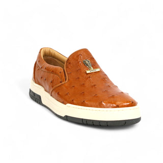 Mauri 8419/1 Posh Exotic Ostrich Slip-On Sneakers (MA5653)-AmbrogioShoes