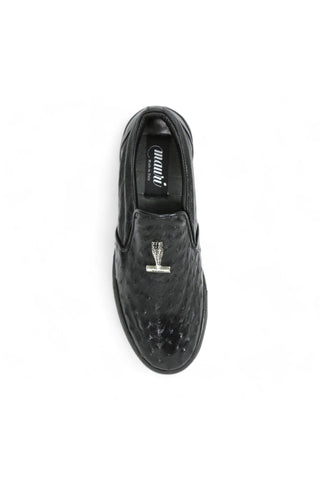 Mauri 8419/1 Posh Ostrich Slip-On Sneakers (MA5653)