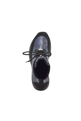 Mauri 8421 Viper Python Skin / Nappa / Suede High-Top Sneakers (MA5369)