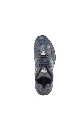 Mauri 8425 Graffiti Ostrich Skin / Crocodile Skin / Nappa / Fabric Sneakers (MA5391)