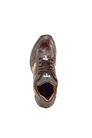 Mauri 8425 Graffiti Ostrich Skin / Crocodile Skin / Nappa / Fabric Sneakers (MA5391)