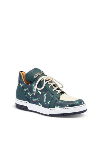 Mauri 8440 Crown Crocodile Skin / Nappa / Patent Sneakers (MA5450)
