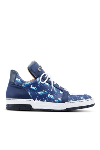 Mauri 8440 Crown Exotic Crocodile Skin / Nappa / Patent Leather Sneakers (MA5450)-AmbrogioShoes