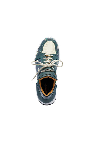 Mauri 8440 Crown Exotic Crocodile Skin / Nappa / Patent Sneakers (MA5450)