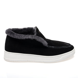 Mauri 8475 Chili Men's Shoes Suede Leather & Shearling Slip-On Sneaker (MA5681)-AmbrogioShoes