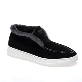Mauri 8475 Chili Suede & Shearling Slip-On Sneaker (MA5681)-AmbrogioShoes