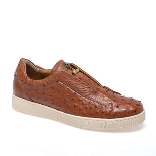 Mauri 8478/16 Regata Exotic Ostrich Skin Sneaker (MA5682)-AmbrogioShoes
